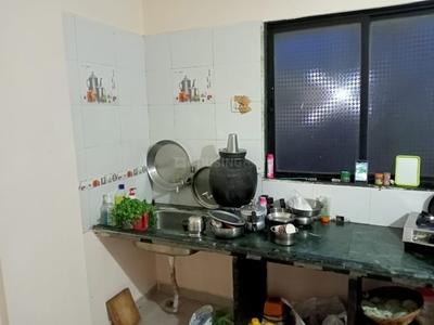 Kitchen Image of 670 Sq.ft 1 BHK Apartment / Flat for sale in Swastik Residency, Chakan Pune for Rs. 2900000