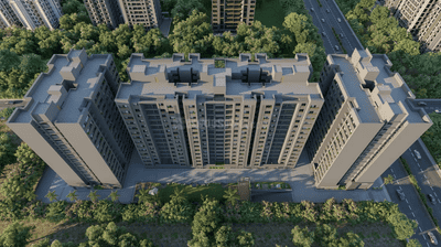 Image of 1458 Sq.ft 2 BHK Apartment / Flat for sale in Status Sharan, Tragad, Ahmedabad for Rs. 6500000