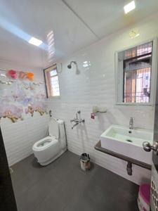 Bathroom Image of 1200 Sq.ft 2 BHK Apartment / Flat for rent in Rutu Riverview Classic Building No 3 Phase III, Kalyan West Kalyan for Rs. 24000