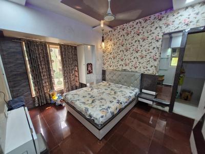 Bedroom Image of 900 Sq.ft 2 BHK Apartment / Flat for rent in Thakur Mahadev Tower, Kandivali East Mumbai for Rs. 60000