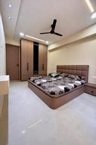 Bedroom Image of 1100 Sq.ft 3 BHK Apartment / Flat for rent in Shivanta Rigel, Tragad Ahmedabad for Rs. 35000