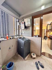Kitchen Image of 1845 Sq.ft 3 BHK Apartment / Flat for rent in Parmeshwar Nilayam, Tragad Ahmedabad for Rs. 30000