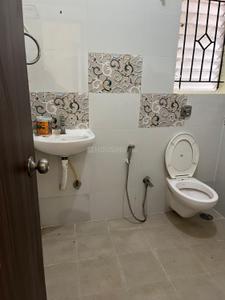 Bathroom Image of 800 Sq.ft 1 BHK Independent House for rent in Hulimavu Bengaluru for Rs. 15000