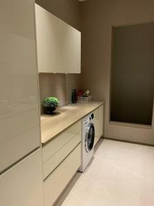 Kitchen Image of 765 Sq.ft 2 BHK Apartment / Flat for sale in Shivani Rudram, Kandivali West Mumbai for Rs. 20000000