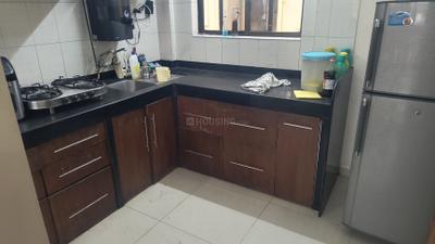Kitchen Image of 1050 Sq.ft 2 BHK Apartment / Flat for rent in Lunkad Goldcoast, Viman Nagar Pune for Rs. 50000