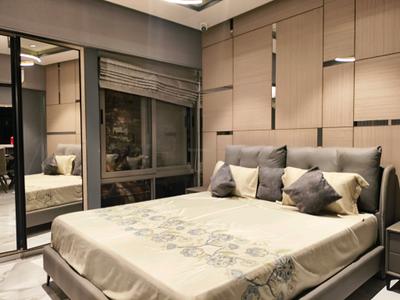 Bedroom Image of 1014 Sq.ft 2 BHK Apartment / Flat for sale in Paras Rahul Downtown Phase II, Punawale Pune for Rs. 9100000