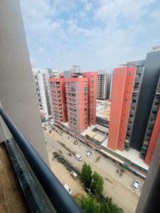 Balcony Image of 760 Sq.ft 2 BHK Apartment / Flat for rent in Pramukh Praise, Sargasan Gandhinagar for Rs. 23000