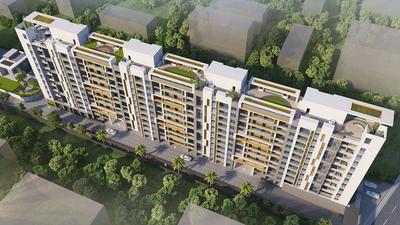 Image of 1102 Sq.ft 2 BHK Apartment / Flat for sale in Space 64 Meridien , Ravet, Pune for Rs. 7025000