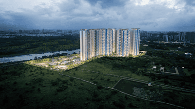 Image of 1149 Sq.ft 2 BHK Apartment / Flat for sale in Gera Developments Pvt Ltd Island of Joy, Upper Kharadi, Pune for Rs. 10500000