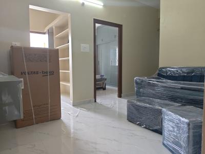 Living Room Image of 680 Sq.ft 1 BHK Apartment / Flat for rent in Kondapur Hyderabad for Rs. 26500