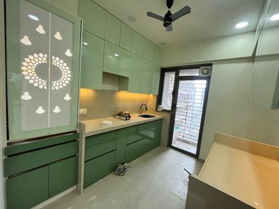 Kitchen Image of 1450 Sq.ft 3 BHK Apartment / Flat for sale in T Bhimjyani The Verraton, Thane West Thane for Rs. 25500000
