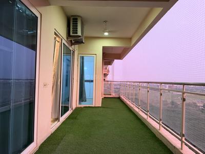 Balcony Image of 2280 Sq.ft 3 BHK Apartment / Flat for rent in Gaurs Sports Wood, Sector 79 Noida for Rs. 50000