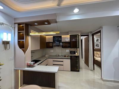 Kitchen Image of 1300 Sq.ft 4 BHK Apartment / Flat for sale in Hastsal New Delhi for Rs. 8000000