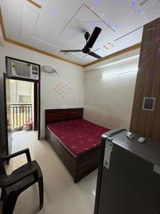 Bedroom Image of 430 Sq.ft 1 BHK Builder Floor for rent in Dwarka Mor New Delhi for Rs. 14000