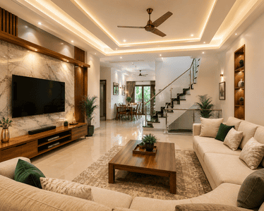 Image of 2500 Sq.ft 3 BHK Villa for sale in Punkunnam, Thrissur for Rs. 9250000