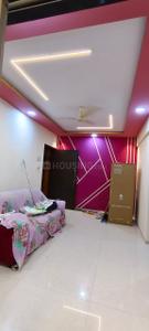 Bedroom Image of 650 Sq.ft 1 BHK Apartment / Flat for rent in Krishna Heights, Ghansoli Navi Mumbai for Rs. 45000