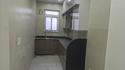Kitchen Image of 1000 Sq.ft 3 BHK Builder Floor for sale in Gulabi Bagh New Delhi for Rs. 14800000