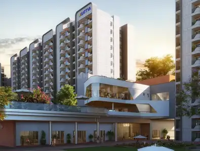 Image of 1200 Sq.ft 3 BHK Apartment / Flat for sale in Sattva Sumera, Parel, Mumbai for Rs. 64800000