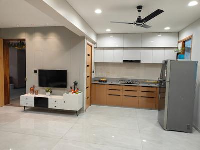 Kitchen Image of 1650 Sq.ft 3 BHK Apartment / Flat for sale in Neelkanth Signature Celestia, Tragad Ahmedabad for Rs. 9500000