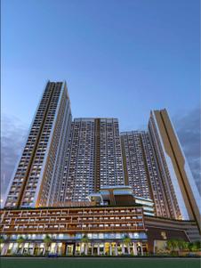 Image of 1250 Sq.ft 2 BHK Apartment / Flat for sale in JP North Westend Tower 1, Bhayandar West, Mira Bhayandar for Rs. 11000000