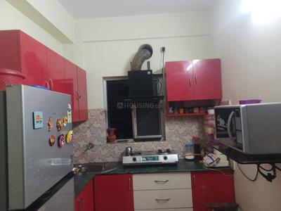 Kitchen Image of 776 Sq.ft 2 BHK Builder Floor for sale in Haltu Kolkata for Rs. 3300000