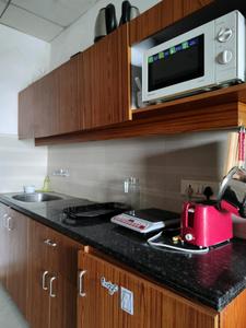 Kitchen Image of 435 Sq.ft 1 RK Apartment / Flat for sale in Paramount Pine And Oak Studio, Surajpur Greater Noida for Rs. 3100000