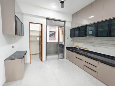 Kitchen Image of 2916 Sq.ft 3 BHK Apartment / Flat for rent in Saamarth H7, PDPU Road Gandhinagar for Rs. 36000