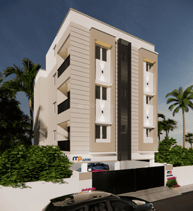 Image of 1038 Sq.ft 2 BHK Apartment / Flat for sale in MP Green Bay, Kundrathur, Chennai for Rs. 7900000