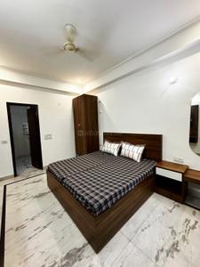 Bedroom Image of 800 Sq.ft 1 BHK Builder Floor for rent in Sector 27 Gurgaon for Rs. 36000