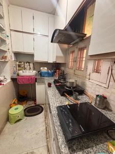 Kitchen Image of 600 Sq.ft 2 BHK Builder Floor for rent in Netaji Subhash Apartments, Sector 13 Dwarka New Delhi for Rs. 22500