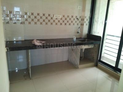 Kitchen Image of 375 Sq.ft 1 BHK Apartment / Flat for sale in Ram Laxman Sadguru Residency, Shilphata Thane for Rs. 4000000