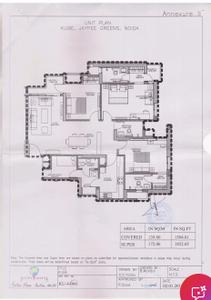 Image of 1850 Sq.ft 3 BHK Apartment / Flat for sale in Jaypee Kube, Sector 131, Noida for Rs. 15000000