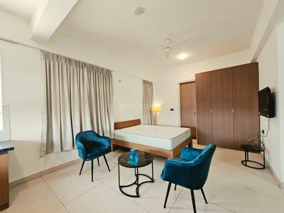 Bedroom Image of 600 Sq.ft 1 RK Apartment / Flat for rent in Indira Nagar Bengaluru for Rs. 40000
