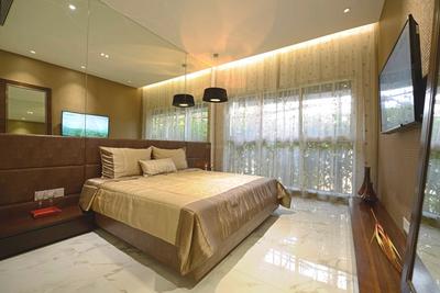 Bedroom Image of 2050 Sq.ft 3 BHK Apartment / Flat for sale in Raja Hermitage Villa Apartments, Khar Danda Mumbai for Rs. 114000000