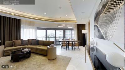 Hall Image of 6200 Sq.ft 5 BHK Apartment / Flat for sale in The world tower, Lower Parel Mumbai for Rs. 560000000