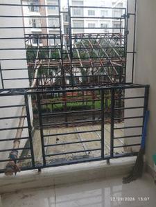 Balcony Image of 1200 Sq.ft 3 BHK Apartment / Flat for rent in Rajarhat Kolkata for Rs. 22000