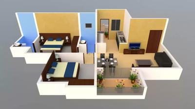 Image of 940 Sq.ft 2.5 BHK Apartment / Flat for sale in Adiamville, Punawale, Pune for Rs. 7200000