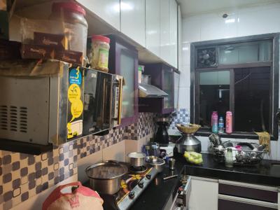 Kitchen Image of 780 Sq.ft 1 BHK Apartment / Flat for rent in JVM Sarvam, Kasarvadavali Thane for Rs. 17004