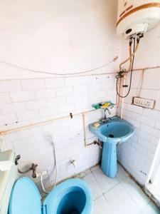 Bathroom Image of 500 Sq.ft 1 RK Builder Floor for rent in Lajpat Nagar New Delhi for Rs. 14500