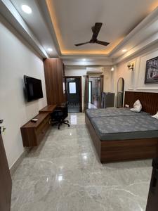 Bedroom Image of 900 Sq.ft 1 BHK Builder Floor for rent in DLF Independent Floors, DLF Phase 3 Gurgaon for Rs. 30000