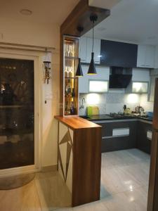 Kitchen Image of 1575 Sq.ft 3 BHK Apartment / Flat for sale in Hallmark Silvanus, Neknampur Hyderabad for Rs. 14400000