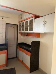 Kitchen Image of 575 Sq.ft 1 BHK Apartment / Flat for rent in Ramesh Hermes Paras, Kalyani Nagar Pune for Rs. 25000