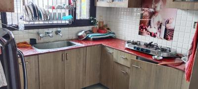 Kitchen Image of PG for Girls  in Utrathiya, Zirakpur