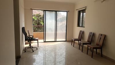 Living Room Image of 1000 Sq.ft 2 BHK Apartment / Flat for rent in Achalare 52 Green Woods, Sus Pune for Rs. 32000