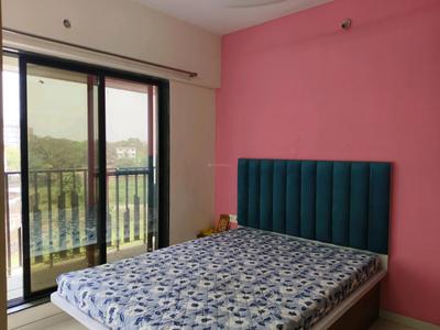 Bedroom Image of 650 Sq.ft 1 BHK Apartment / Flat for rent in Dynamic Crest Phase I Rimo Everest, Khidkali Thane for Rs. 14000