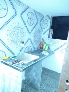 Kitchen Image of 350 Sq.ft 1 RK Villa for rent in New Town Kolkata for Rs. 7000