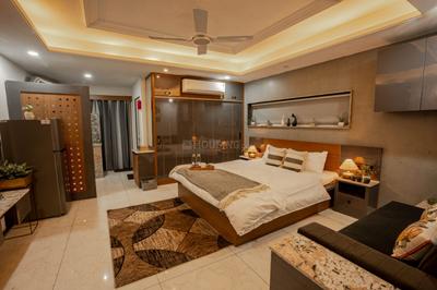 Bedroom Image of 900 Sq.ft 1 RK Apartment / Flat for rent in Sector 40 Gurgaon for Rs. 30000