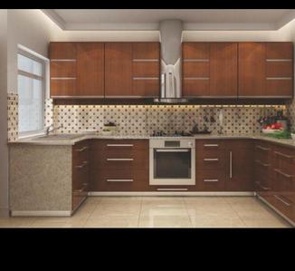 Kitchen Image of 1020 Sq.ft 3 BHK Apartment / Flat for sale in Krissh Greens, Nangla Tashi Meerut for Rs. 5000000