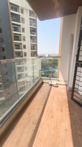 Balcony Image of 850 Sq.ft 2 BHK Apartment / Flat for rent in AUM Miravet District Phase I, Ravet Pune for Rs. 24000