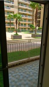 Balcony Image of 1300 Sq.ft 3 BHK Apartment / Flat for rent in Migsun Ultimo, Omicron III Greater Noida for Rs. 24000